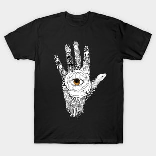 Palmistry BLACK- Divination and Palm Reading T-Shirt